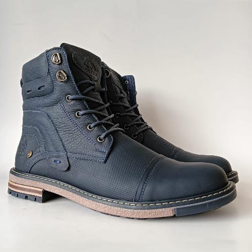 Bota Oliver Azul de Cuero para Hombre®